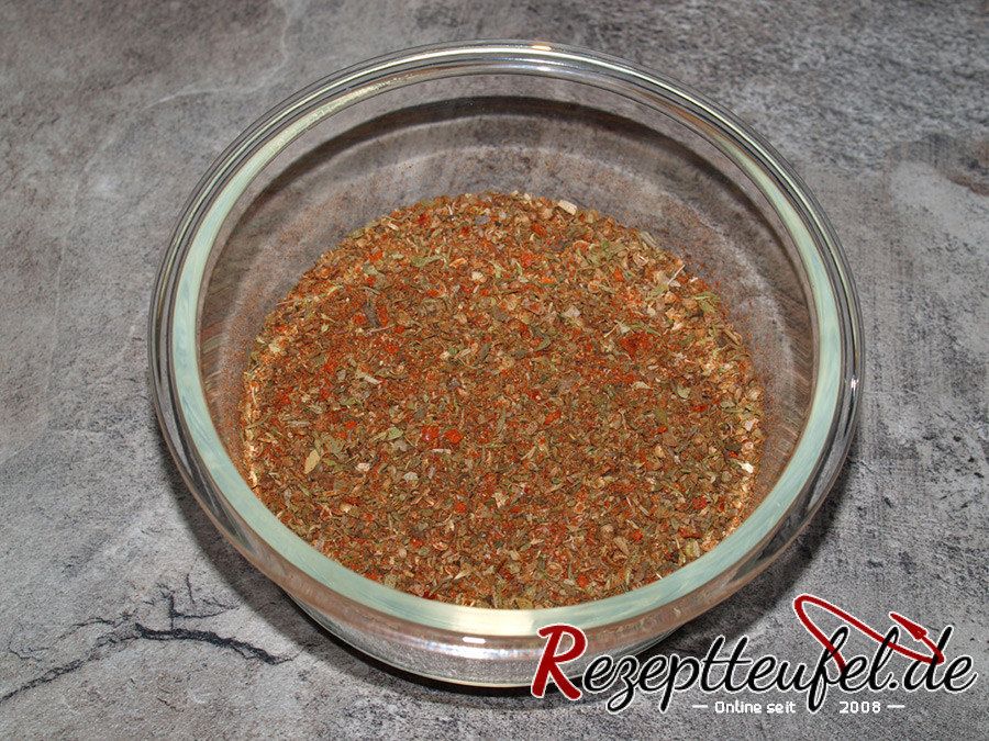 Frisch gemischtes Gyrosgewürz