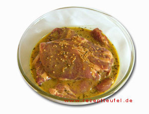 Senfmarinade mit Bier