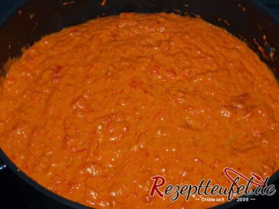 Zerkleinert mit dem Pürierstab