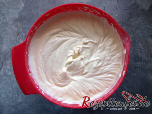 Die Käsekuchenmasse