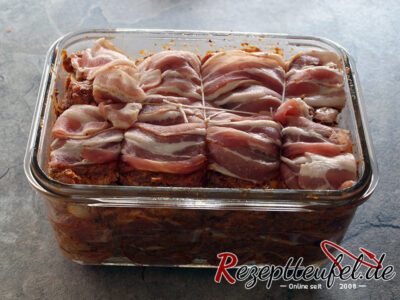 Der verschnürte Schichtbraten