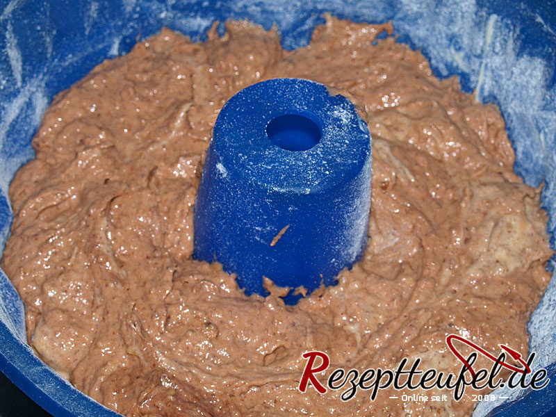 Die gefüllte Kuchenform