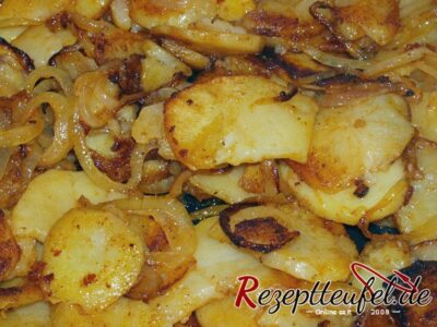Bratkartoffeln in Nahansicht