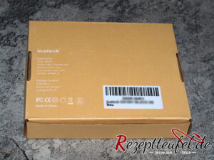 Rückseite der Umverpackung