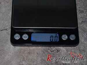 Die Waage ist einsatzbereit