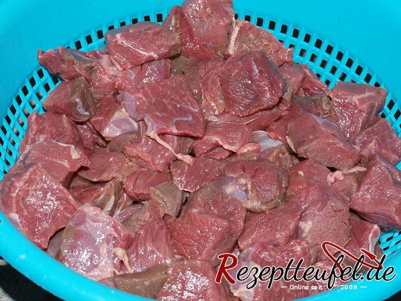 Das Fleisch für Pfeffer-Potthast