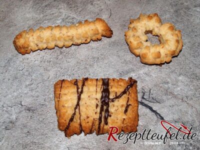 Spritzgebäck in unterschiedlichen Ausformungen