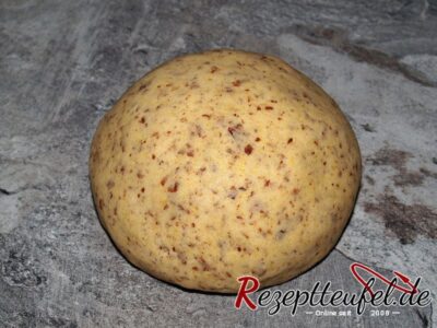 Der Teig für die Vanillekipferl
