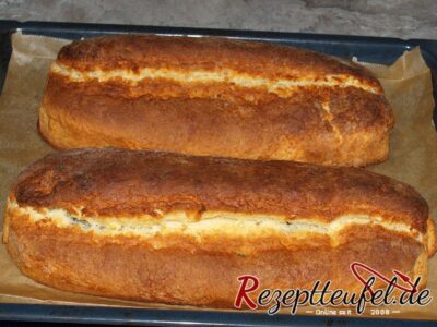 Die gebackenen Mohnstollen