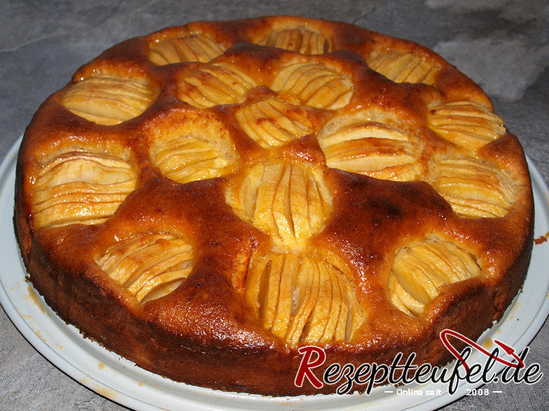 Versunkener Apfelkuchen