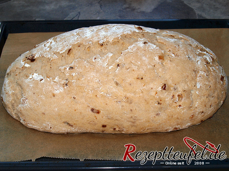 Der Teig ist gegangen und backbereit