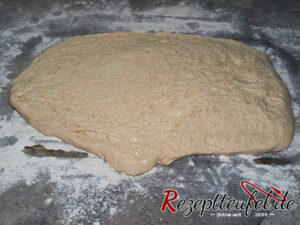 So schauts aus wenn das Behältnis weggenommen wird