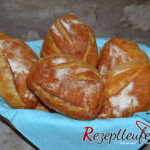 Baguettebrötchen mit 4 Einschnitten