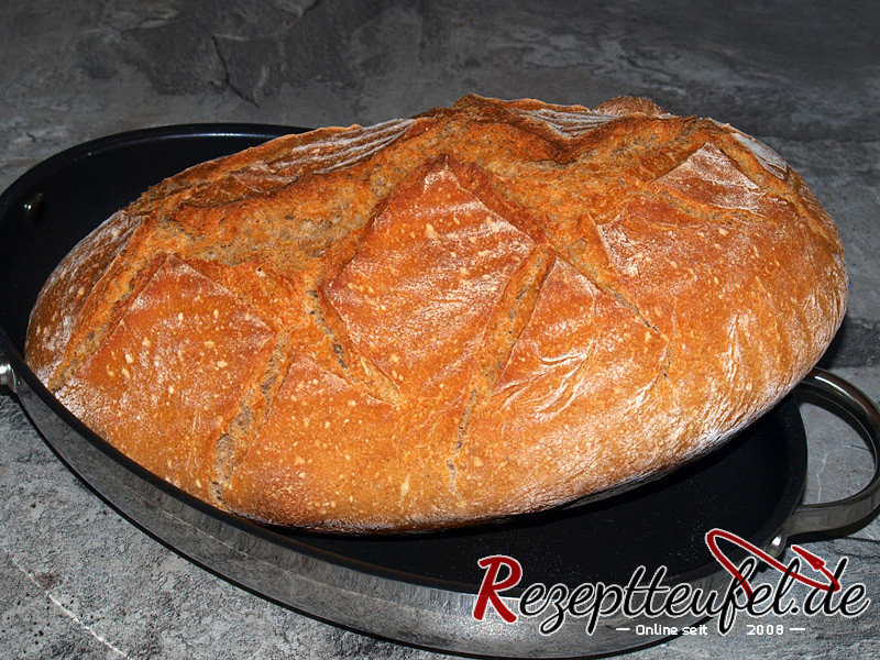 Das Brot in der Seitenansicht