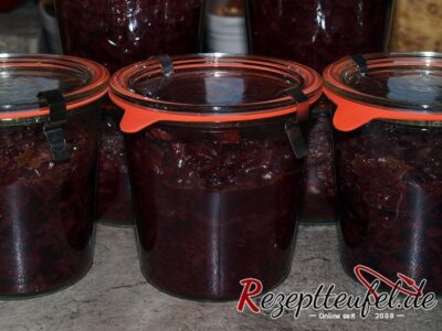 Eingekochter Rotkohl