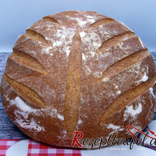 Mischbrot mit Weizensauerteig