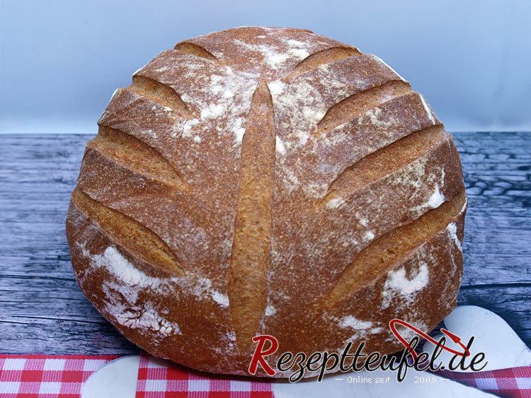Mischbrot mit Weizensauerteig