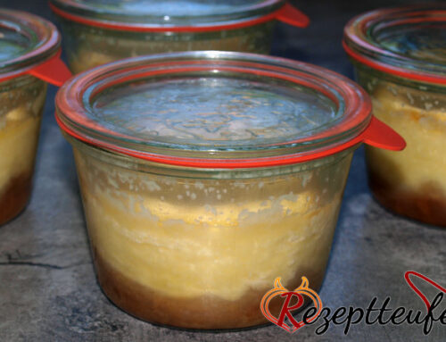 American Cheesecake im Glas eingeweckt