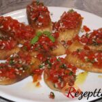 Bruschetta con pomodoro e basilico