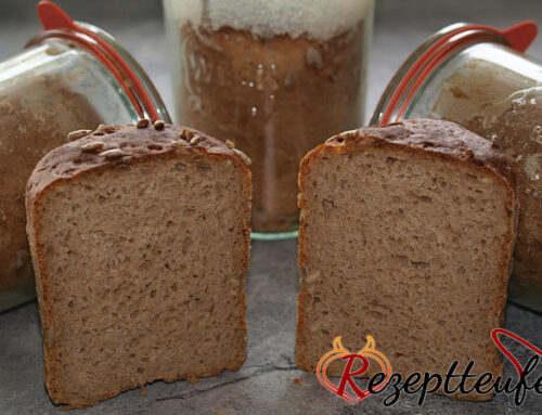 Buttermilchbrot im Glas eingeweckt (Roggen & Dinkel)