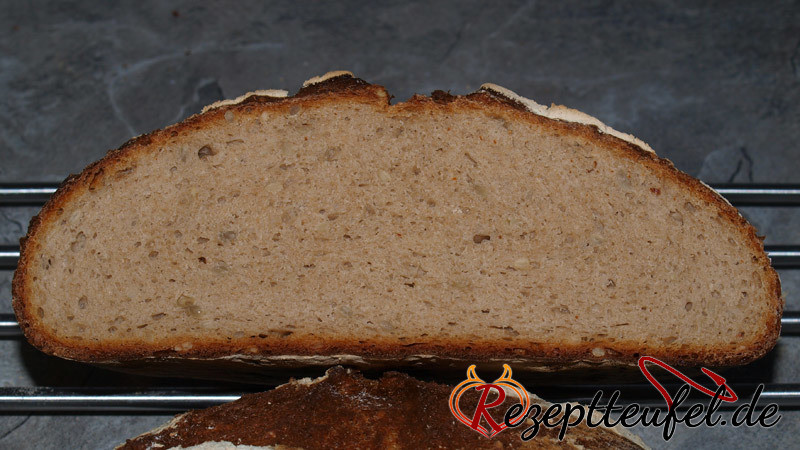Buttermilchbrot mit Sonnenblumenkernen