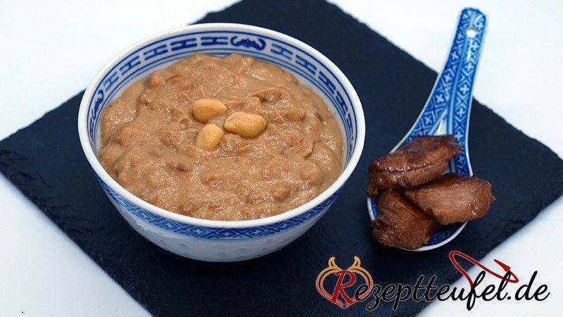 Erdnusssoße (ohne Kokosmilch)