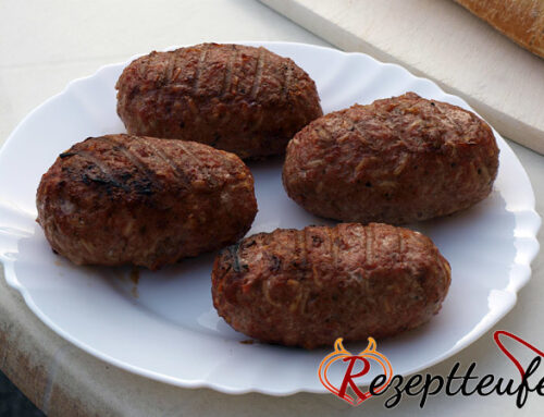 Gefüllte Frikadellen vom Grill