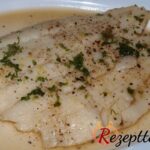 Heilbuttfilet im Backpapier gegart