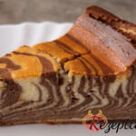 Käsekuchen Zebra-Style