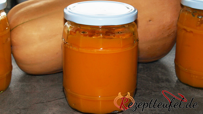 Eingekochtes Kürbismus