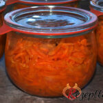 Möhrensalat mit Apfel (eingekocht)