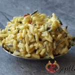 Reissalat mit Curry (ohne Mayonnaise)