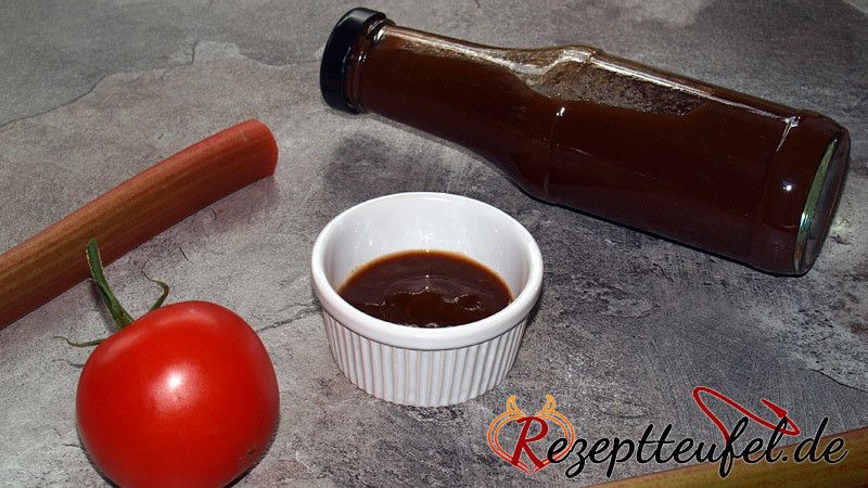 Rhabarber Barbecuesauce – Rhabarberketchup