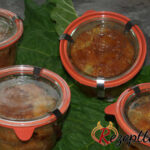 Rhabarberkuchen im Weckglas