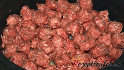 Jetzt die zerrupfte Bratwurst