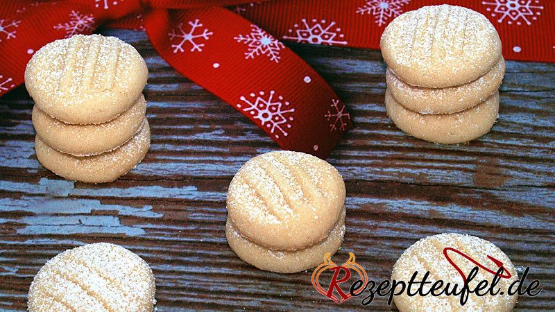 Schneeflocken Plätzchen
