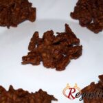 Schoko Crossies auf einem Teller angerichtet