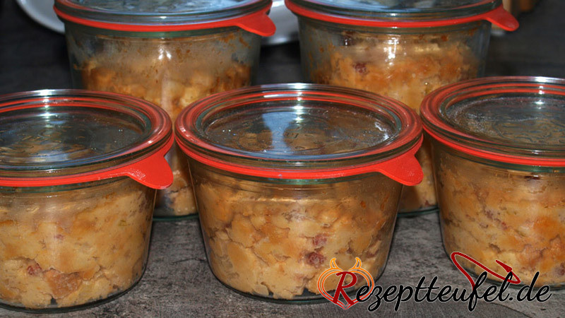 Semmelknödel im Glas