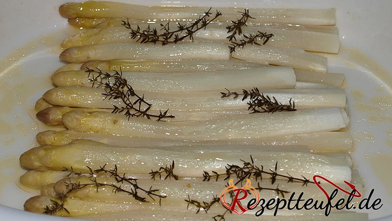 Spargel aus dem Backofen
