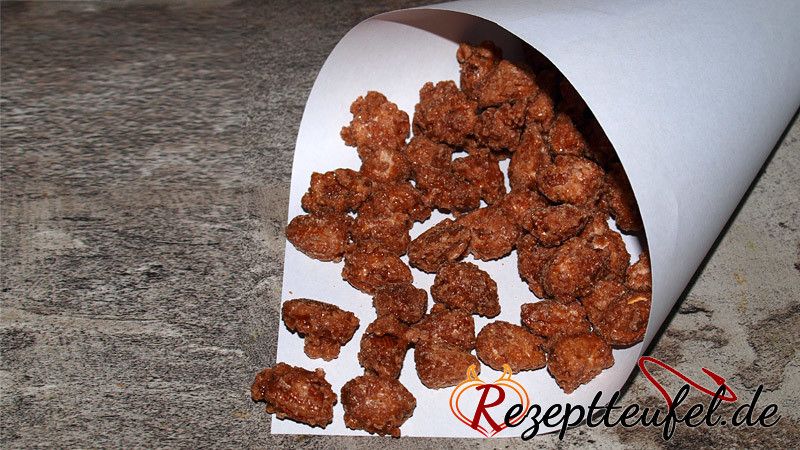 Weihnachtliche gebrannte Mandeln