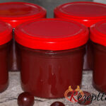 Weintraubengelee von roten Weintrauben