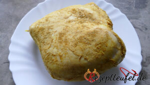 Der gegarte Putenbrustkochschinken ohne Beutel