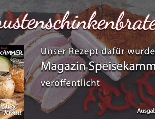 Magazin SPEISEKAMMER – wir sind wieder dabei