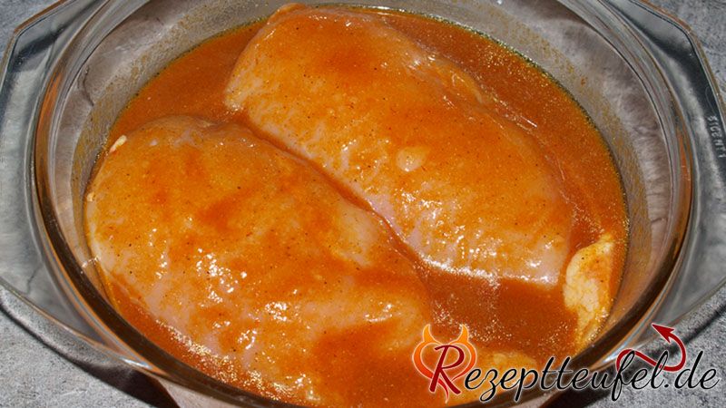 Orangen-Currymarinade